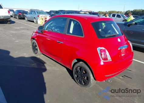 2012 Fiat 500 Pop z USA, uszkodzony, nr VIN 3C3CFFAR9CT198455